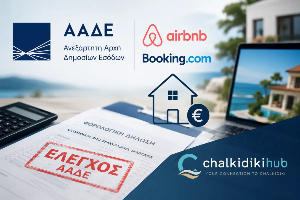 Poreske provere AADE: Masovne kazne za vlasnike Airbnb zbog nedeklarisanih prihoda — Saveti, Chalkidiki Hub