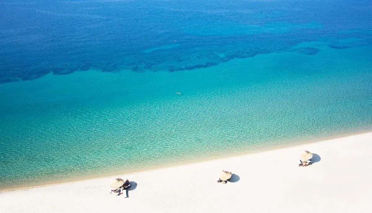 Κομίτσα, Ιερισσός, Άθως — Αμμουδιά, Βότσαλο, Ελεύθερη
