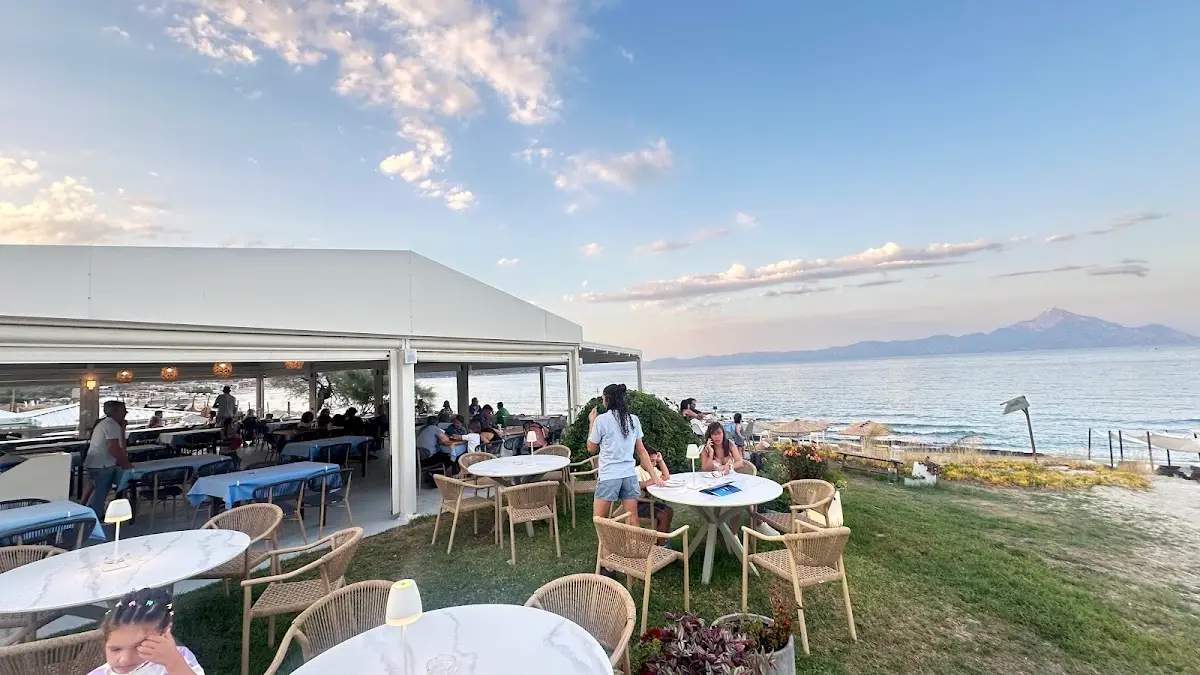 A beautiful view of Sarti Paradise restaurant in Halkidiki