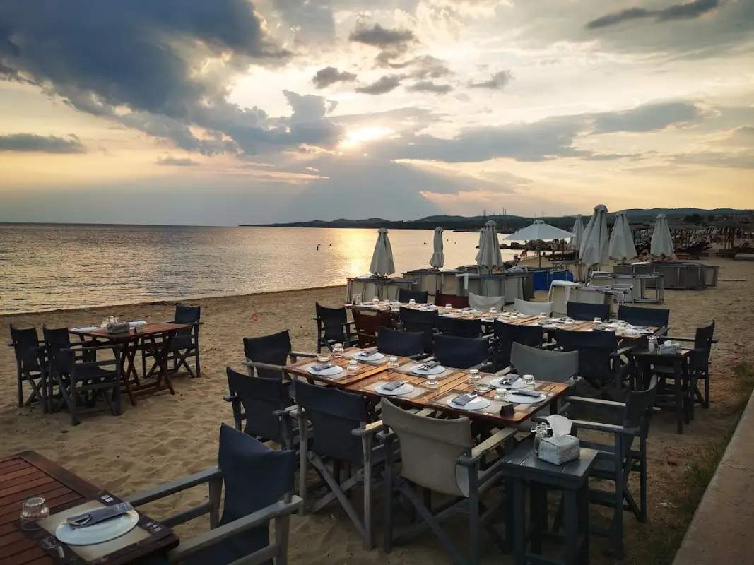 A beautiful restaurant view in Halkidiki, Greece